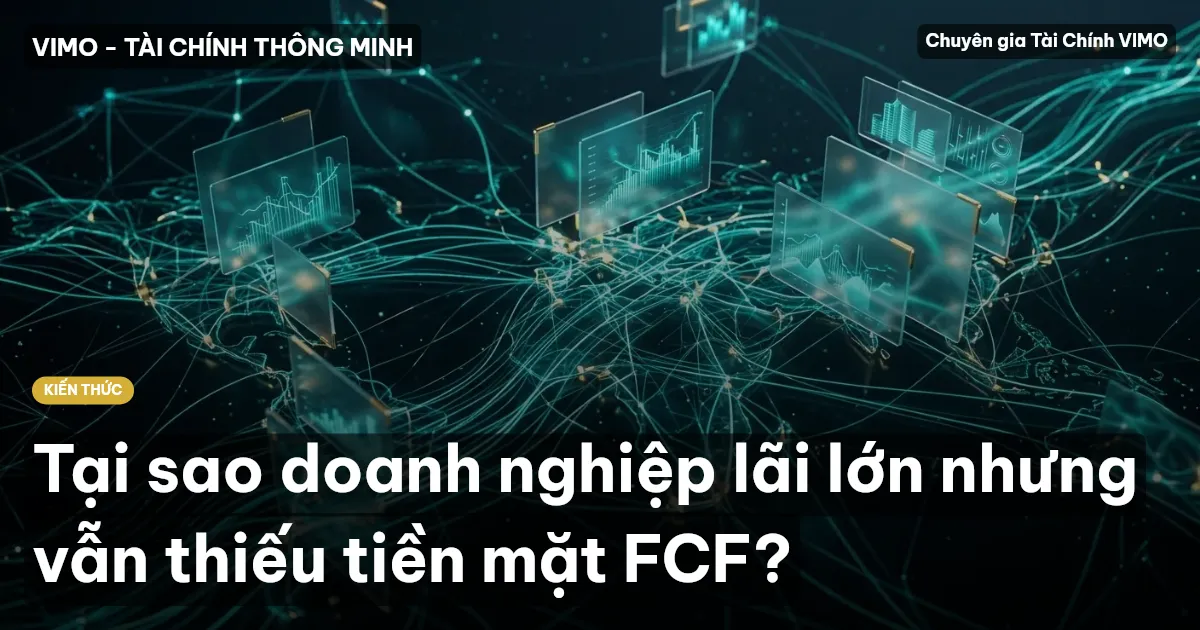Tại sao doanh nghiệp lãi lớn nhưng vẫn thiếu tiền mặt FCF?