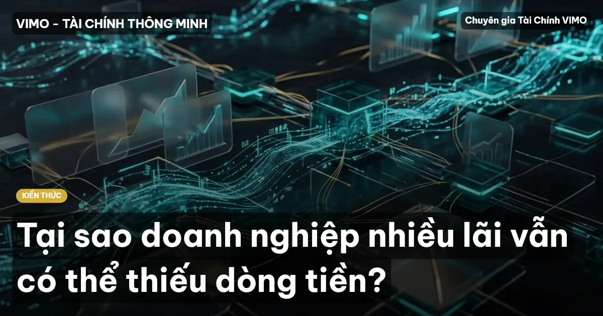 Tại sao doanh nghiệp nhiều lãi vẫn có thể thiếu dòng tiền?