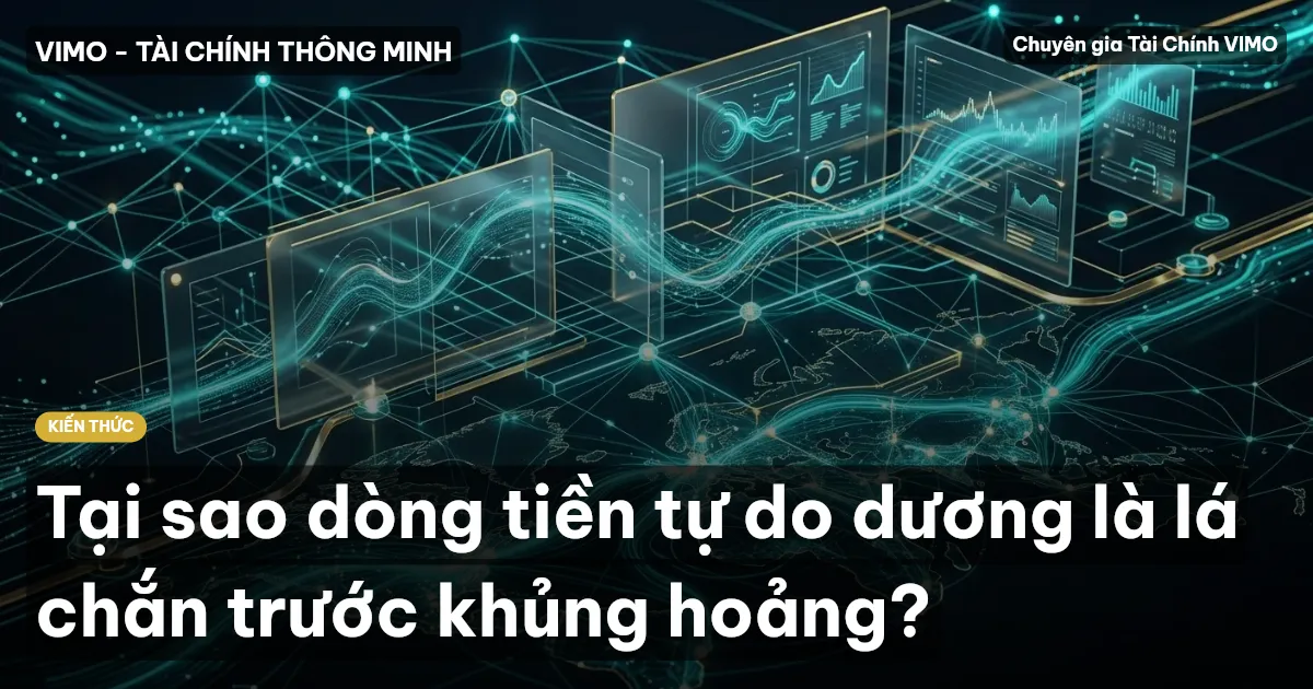 Tại sao dòng tiền tự do dương là lá chắn trước khủng hoảng?