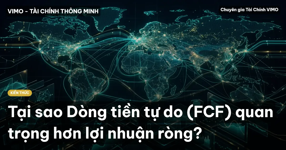 Tại sao Dòng tiền tự do (FCF) quan trọng hơn lợi nhuận ròng?