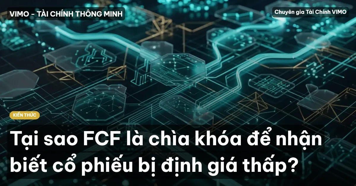 Tại sao FCF là chìa khóa để nhận biết cổ phiếu bị định giá thấp?