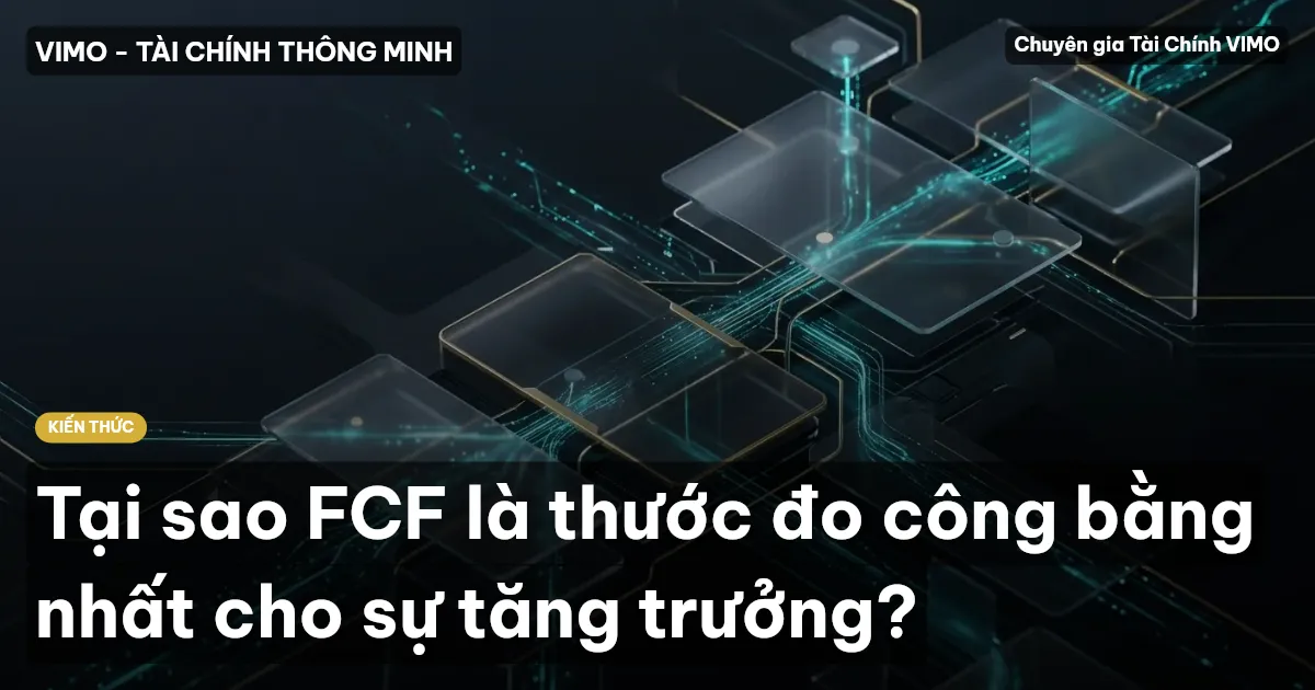 Tại sao FCF là thước đo công bằng nhất cho sự tăng trưởng?