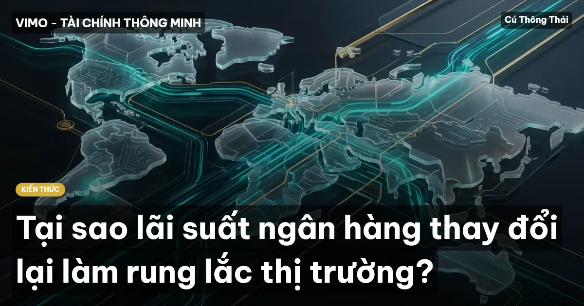 Tại sao lãi suất ngân hàng thay đổi lại làm rung lắc thị trường?