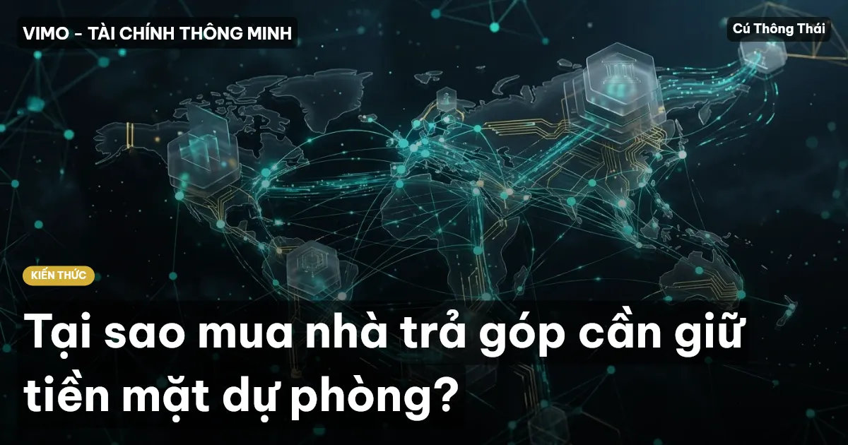Tại sao mua nhà trả góp cần giữ tiền mặt dự phòng?
