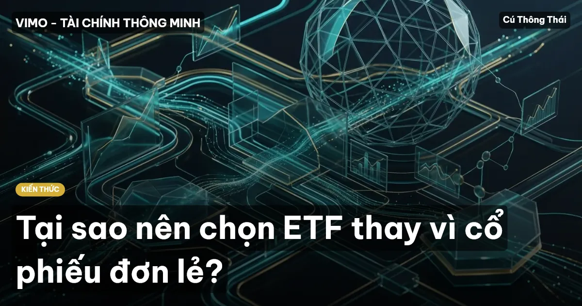 Tại sao nên chọn ETF thay vì cổ phiếu đơn lẻ?