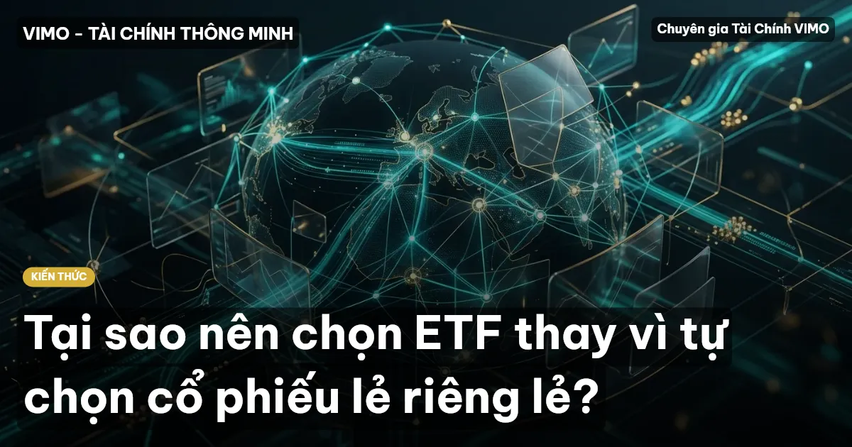 Tại sao nên chọn ETF thay vì tự chọn cổ phiếu lẻ riêng lẻ?
