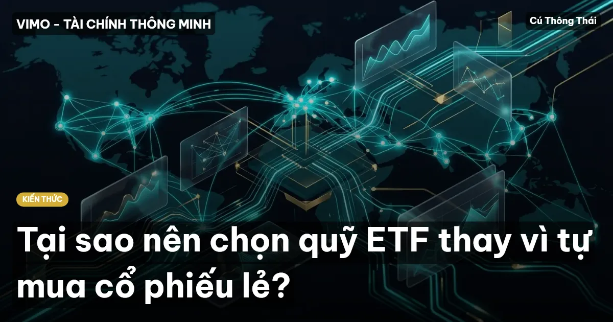 Tại sao nên chọn quỹ ETF thay vì tự mua cổ phiếu lẻ?