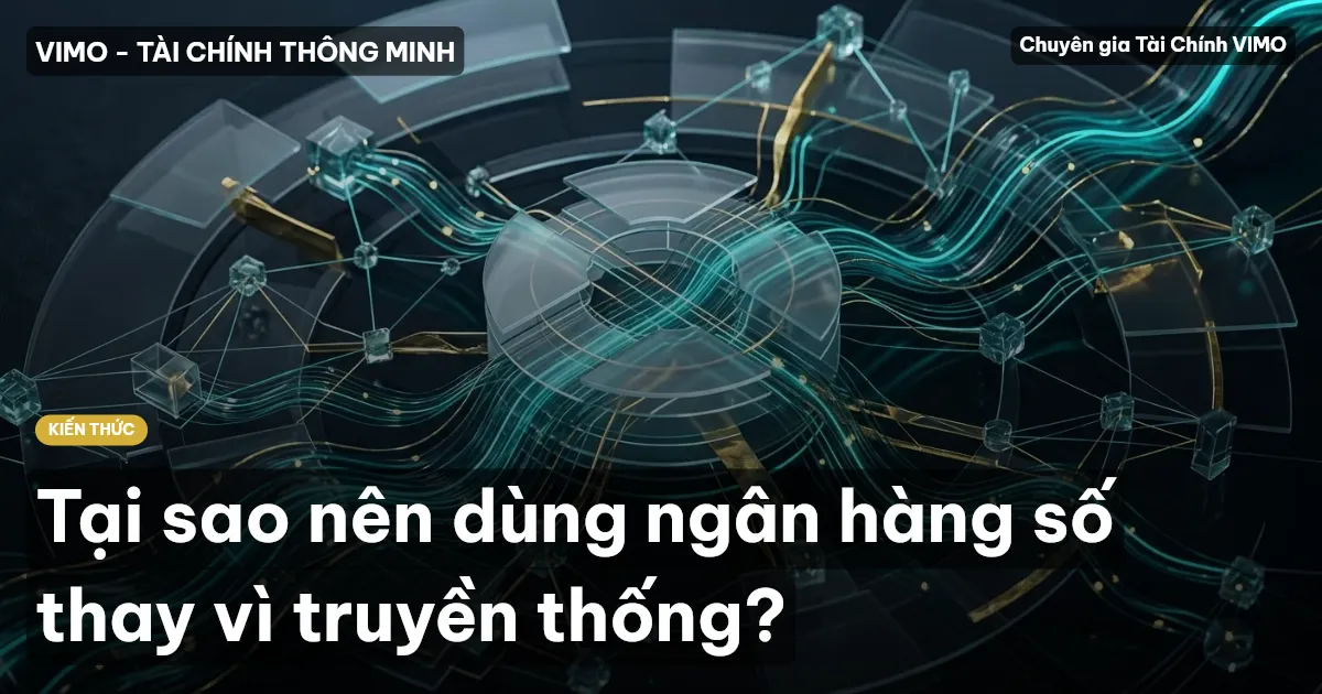 Tại sao nên dùng ngân hàng số thay vì truyền thống?