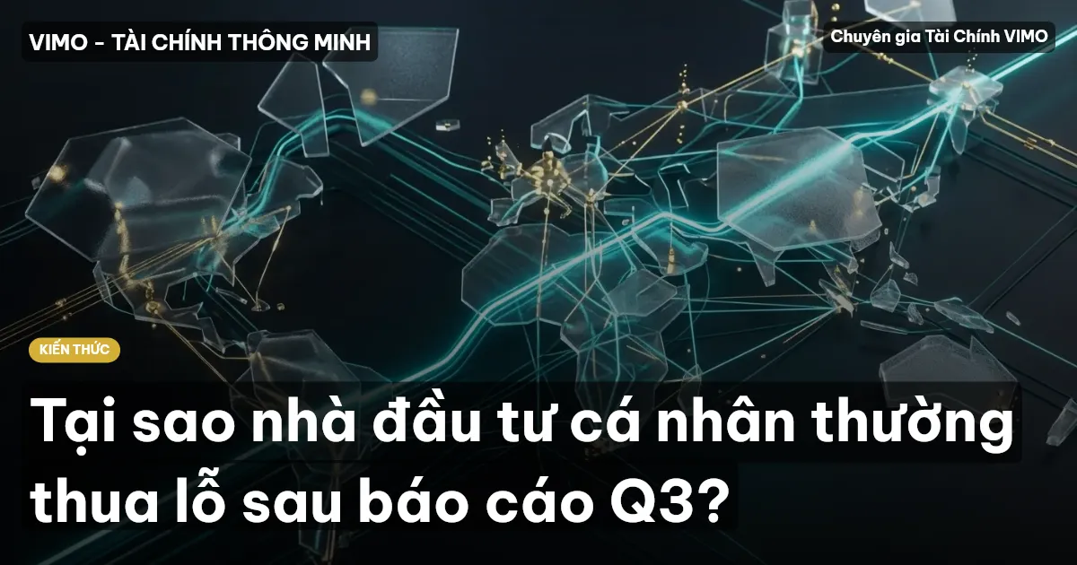 Tại sao nhà đầu tư cá nhân thường thua lỗ sau báo cáo Q3?