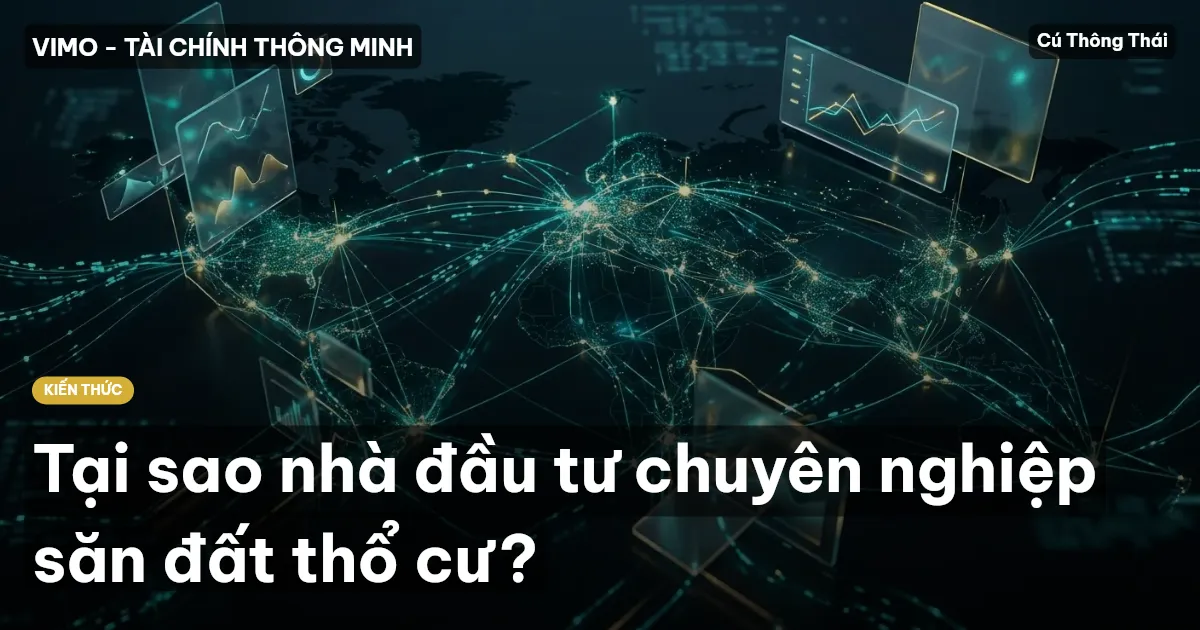 Tại sao nhà đầu tư chuyên nghiệp săn đất thổ cư?