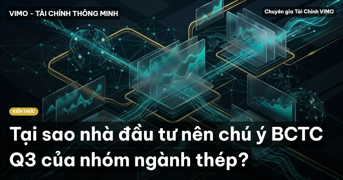 Tại sao nhà đầu tư nên chú ý BCTC Q3 của nhóm ngành thép?