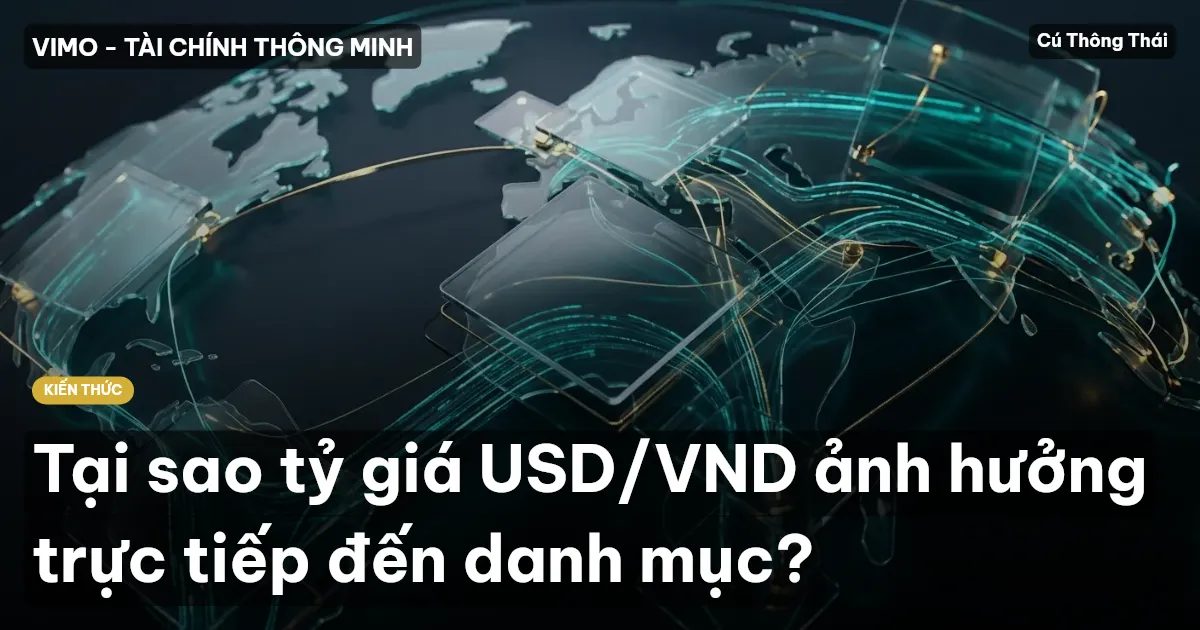 Tại sao tỷ giá USD/VND ảnh hưởng trực tiếp đến danh mục?