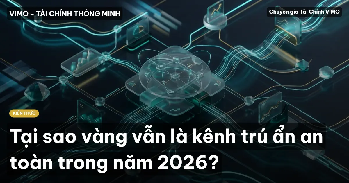 Tại sao vàng vẫn là kênh trú ẩn an toàn trong năm 2026?