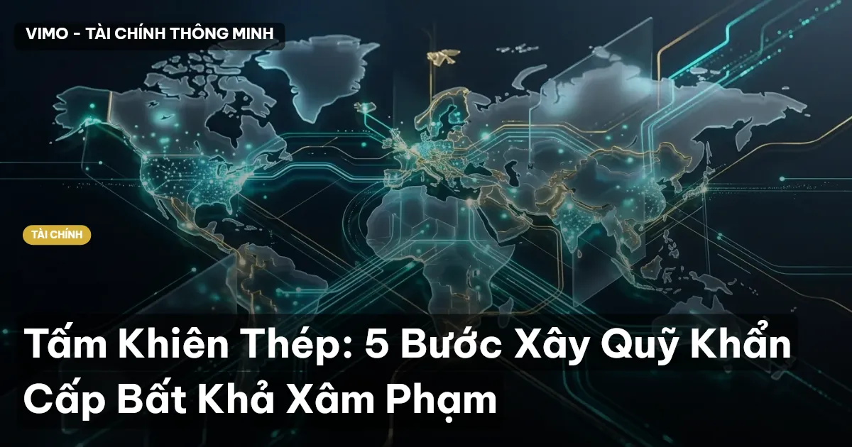 Tấm Khiên Thép: 5 Bước Xây Quỹ Khẩn Cấp Bất Khả Xâm Phạm