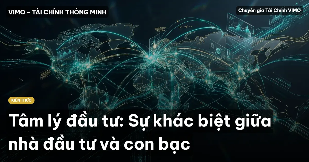 Tâm lý đầu tư: Sự khác biệt giữa nhà đầu tư và con bạc