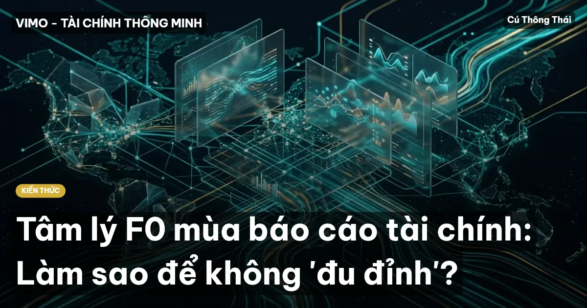 Tâm lý F0 mùa báo cáo tài chính: Làm sao để không 'đu đỉnh'?