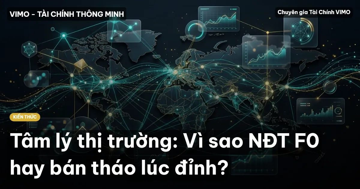 Tâm lý thị trường: Vì sao NĐT F0 hay bán tháo lúc đỉnh?