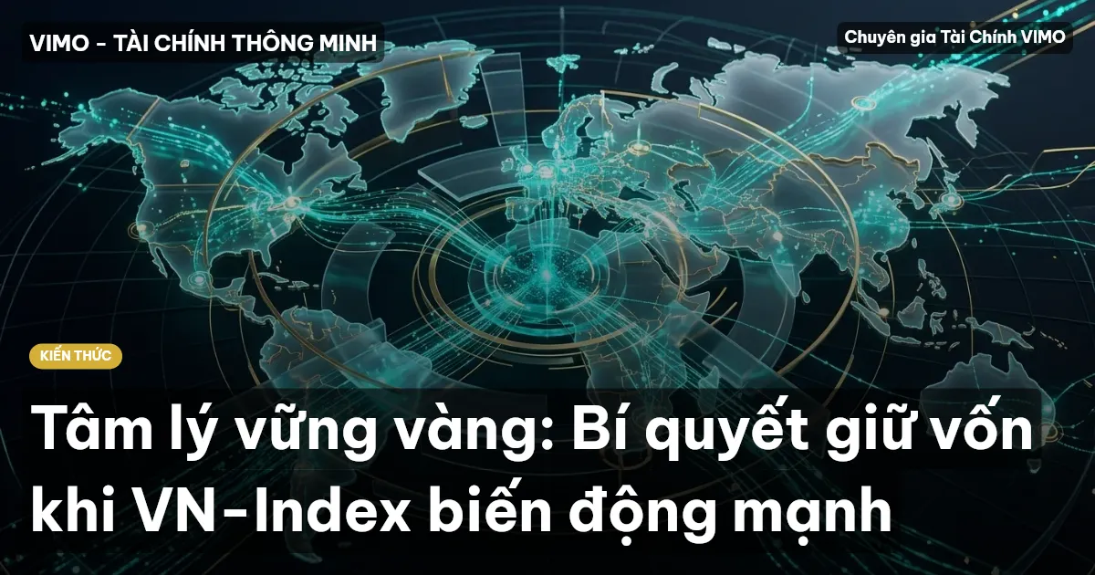 Tâm lý vững vàng: Bí quyết giữ vốn khi VN-Index biến động mạnh