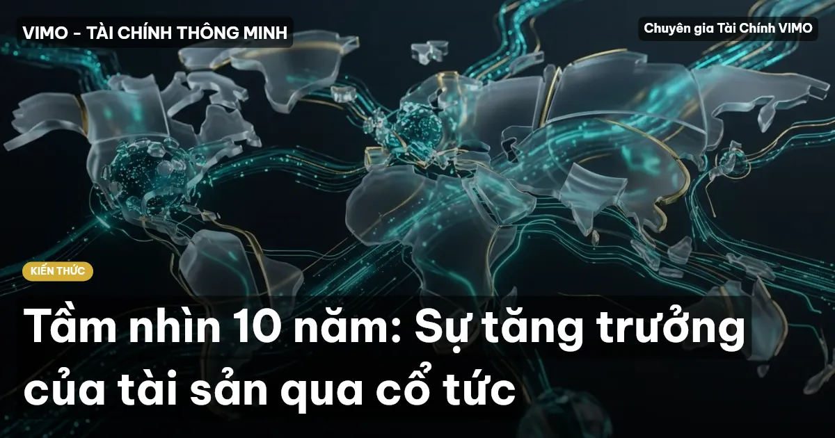 Tầm nhìn 10 năm: Sự tăng trưởng của tài sản qua cổ tức