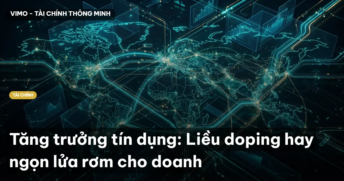 Tăng trưởng tín dụng: Liều doping hay ngọn lửa rơm cho doanh