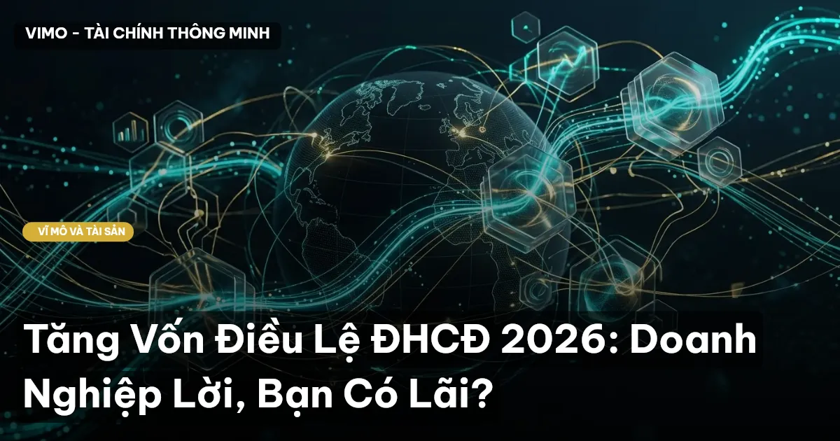Tăng Vốn Điều Lệ ĐHCĐ 2026: Doanh Nghiệp Lời, Bạn Có Lãi?