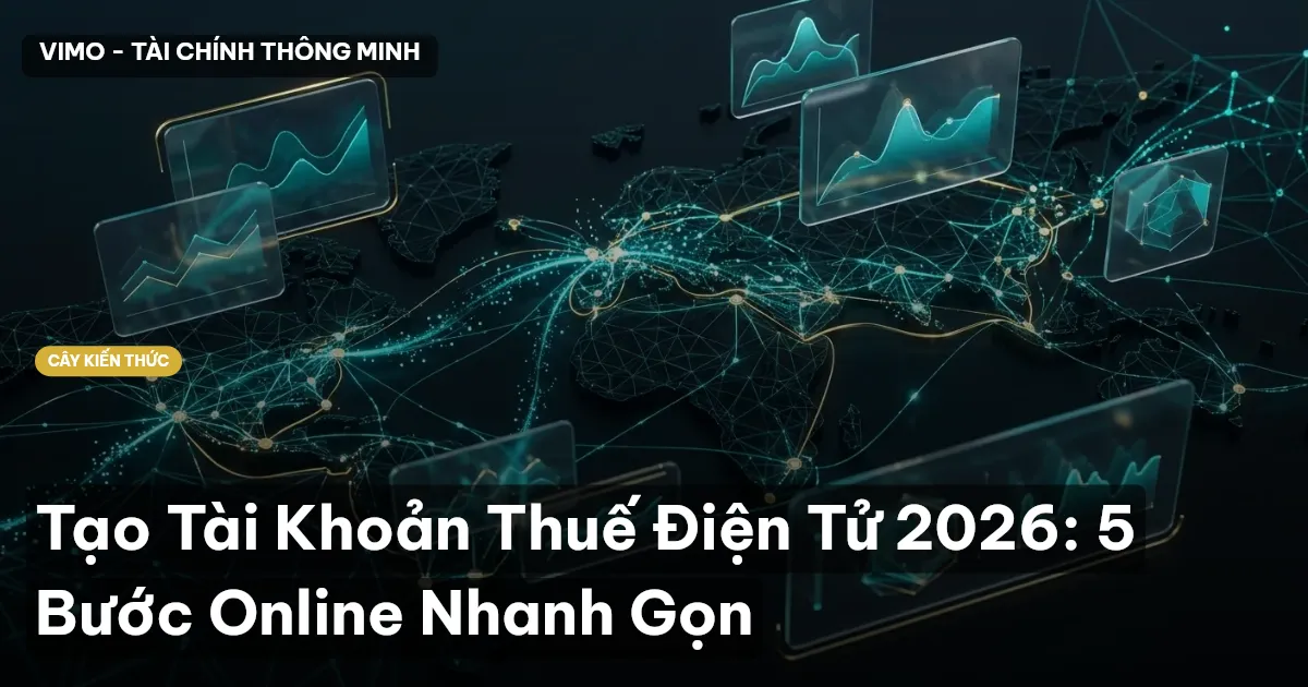 Tạo Tài Khoản Thuế Điện Tử 2026: 5 Bước Online Nhanh Gọn