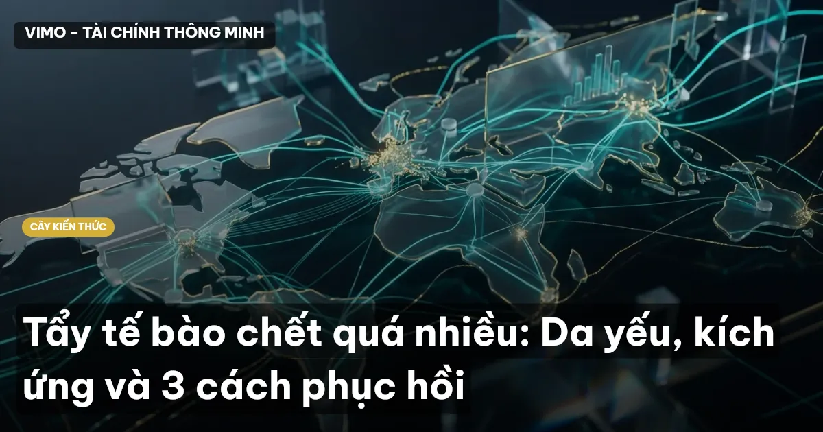 Tẩy tế bào chết quá nhiều: Da yếu, kích ứng và 3 cách phục hồi