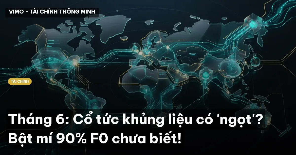 Tháng 6: Cổ tức khủng liệu có 'ngọt'? Bật mí 90% F0 chưa biết!