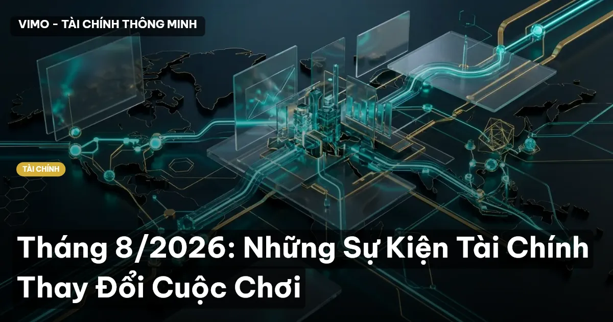 Tháng 8/2026: Những Sự Kiện Tài Chính Thay Đổi Cuộc Chơi