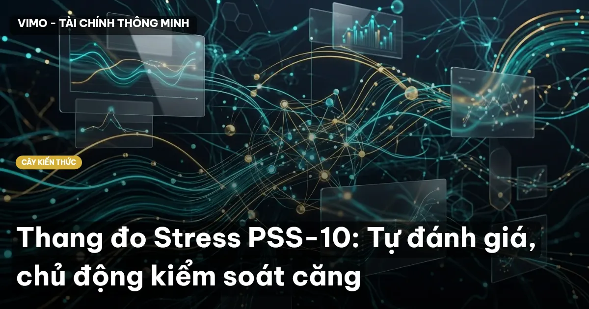 Thang đo Stress PSS-10: Tự đánh giá, chủ động kiểm soát căng