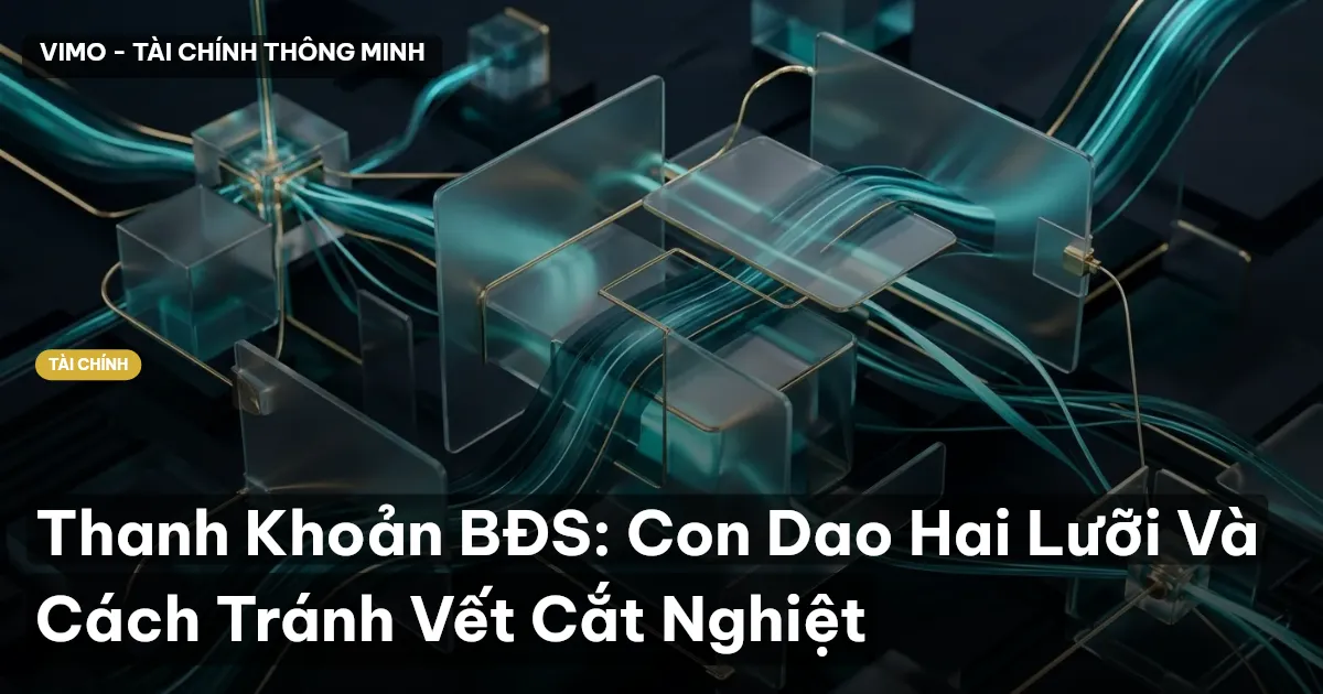 Thanh Khoản BĐS: Con Dao Hai Lưỡi Và Cách Tránh Vết Cắt Nghiệt