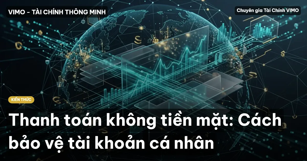Thanh toán không tiền mặt: Cách bảo vệ tài khoản cá nhân