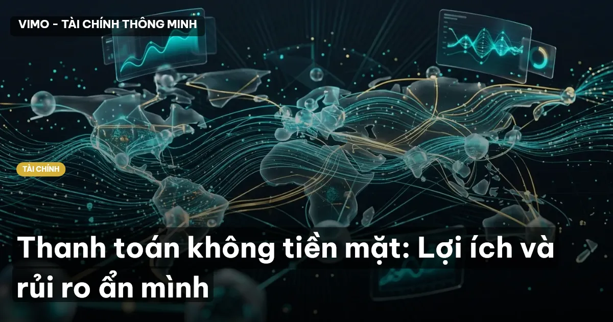 Thanh toán không tiền mặt: Lợi ích và rủi ro ẩn mình