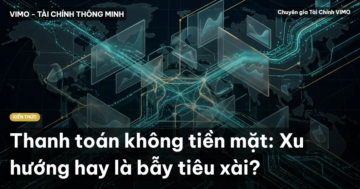 Thanh toán không tiền mặt: Xu hướng hay là bẫy tiêu xài?