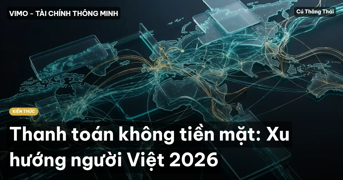 Thanh toán không tiền mặt: Xu hướng người Việt 2026