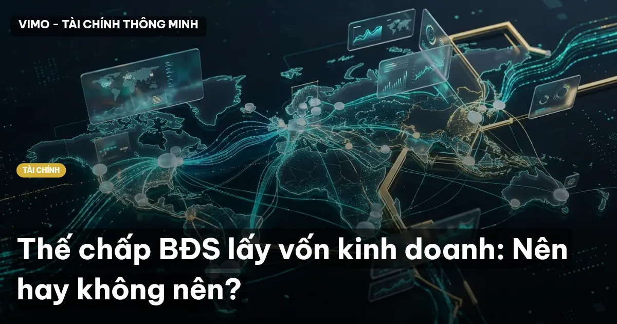 Thế chấp BĐS lấy vốn kinh doanh: Nên hay không nên?