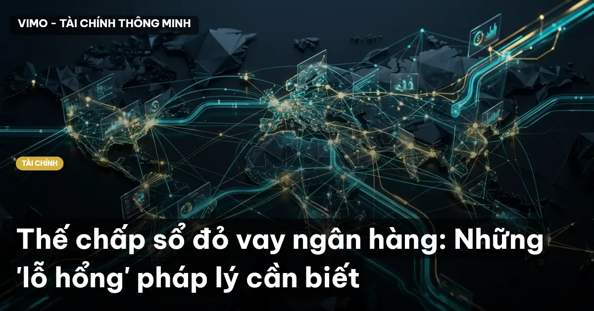 Thế chấp sổ đỏ vay ngân hàng: Những 'lỗ hổng' pháp lý cần biết