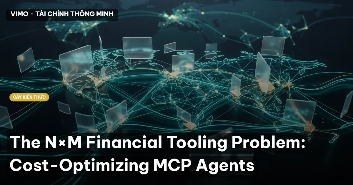 The N×M Financial Tooling Problem: Cost-Optimizing MCP Agents