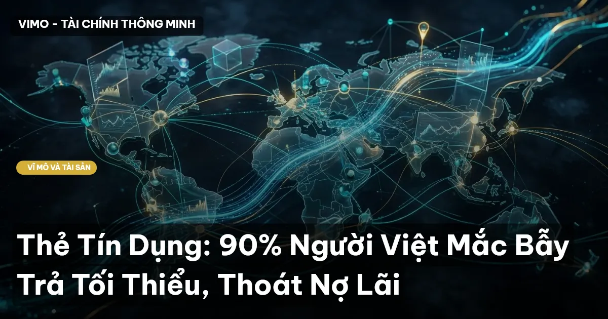 Thẻ Tín Dụng: 90% Người Việt Mắc Bẫy Trả Tối Thiểu, Thoát Nợ Lãi