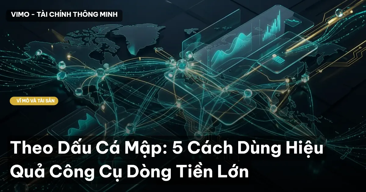 Theo Dấu Cá Mập: 5 Cách Dùng Hiệu Quả Công Cụ Dòng Tiền Lớn