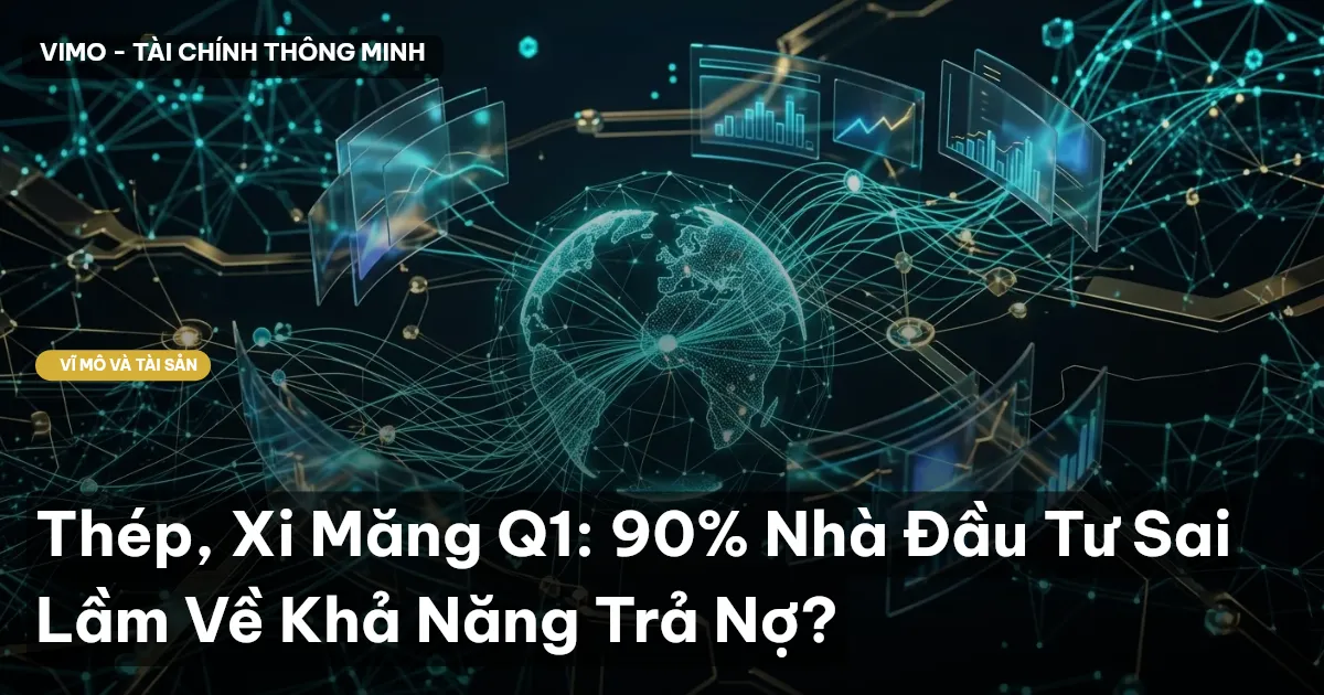 Thép, Xi Măng Q1: 90% Nhà Đầu Tư Sai Lầm Về Khả Năng Trả Nợ?