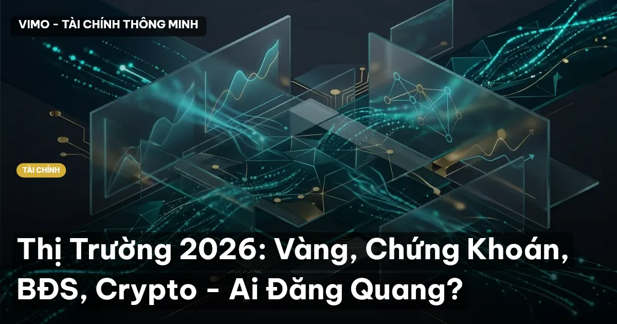 Thị Trường 2026: Vàng, Chứng Khoán, BĐS, Crypto - Ai Đăng Quang?
