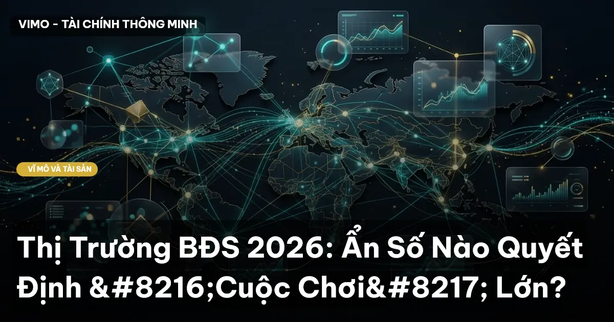 Thị Trường BĐS 2026: Ẩn Số Nào Quyết Định ‘Cuộc Chơi’ Lớn?