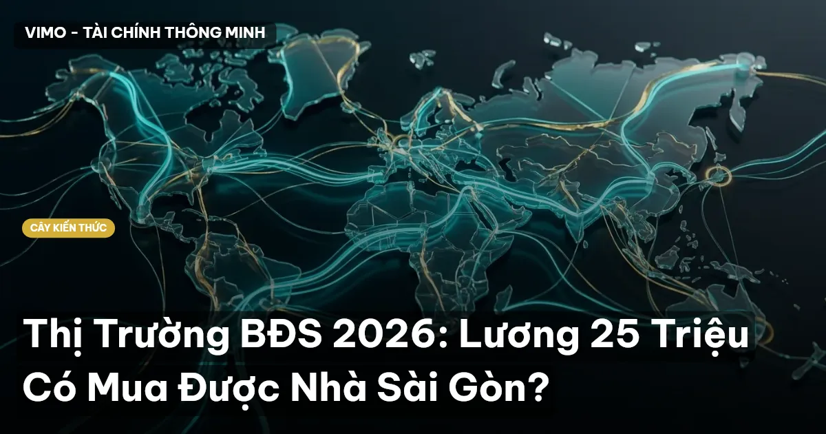 Thị Trường BĐS 2026: Lương 25 Triệu Có Mua Được Nhà Sài Gòn?