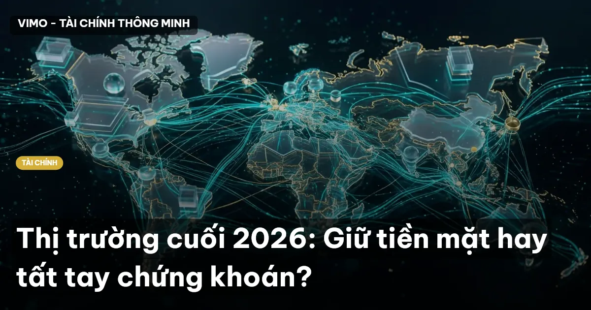 Thị trường cuối 2026: Giữ tiền mặt hay tất tay chứng khoán?