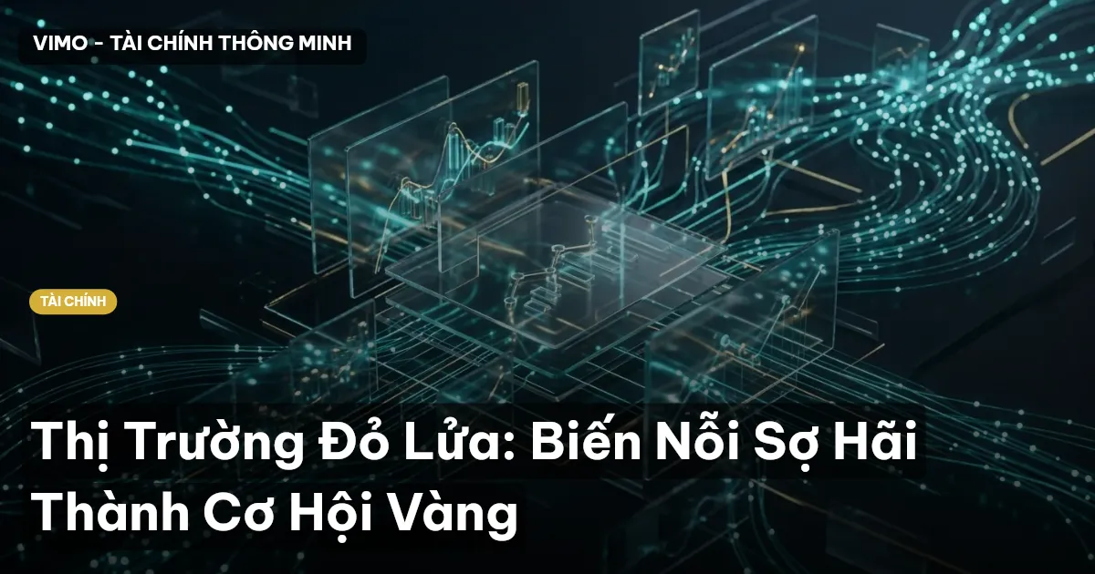 thị trường đỏ lửa