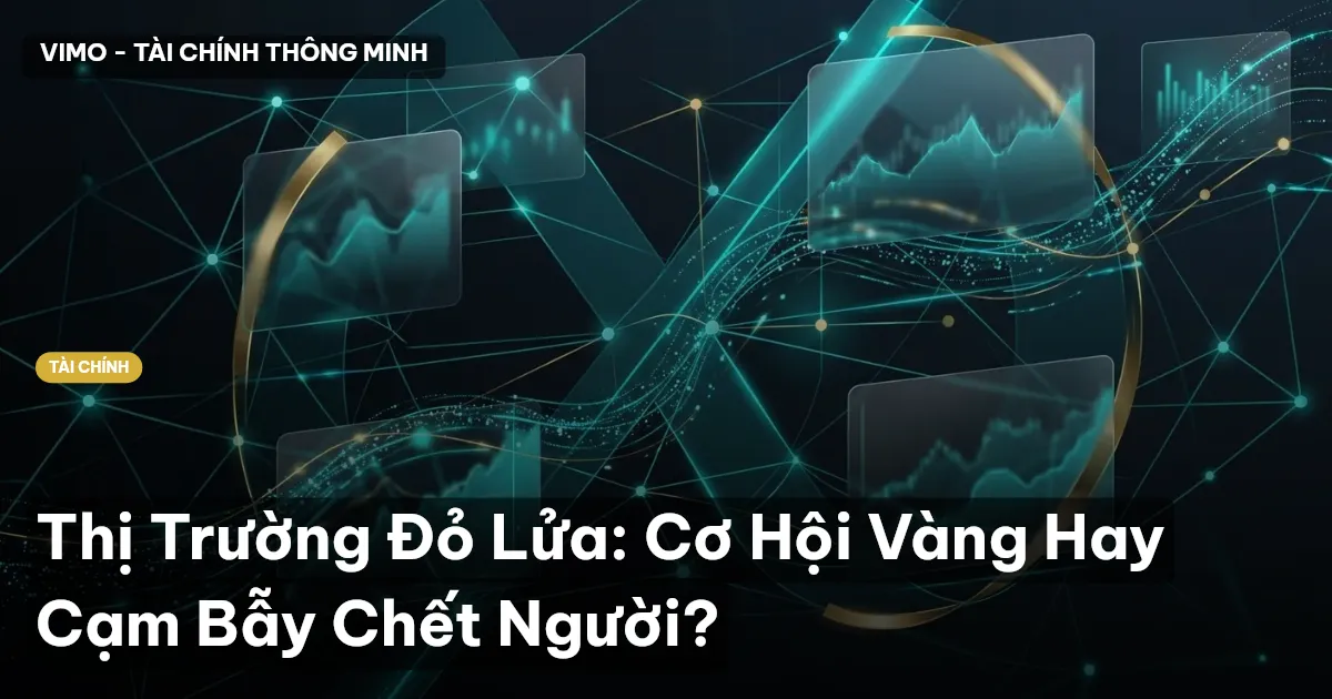 thị trường đỏ lửa