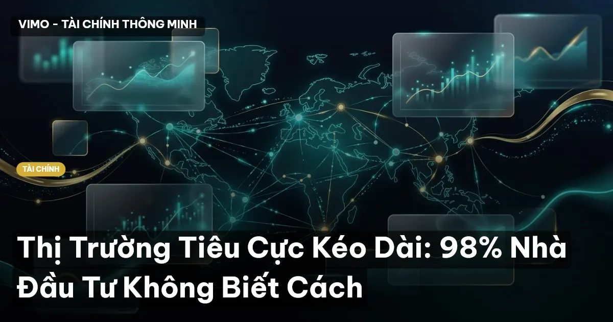 Thị Trường Tiêu Cực Kéo Dài: 98% Nhà Đầu Tư Không Biết Cách