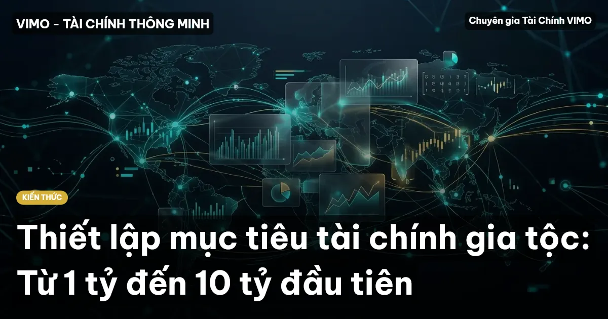 Thiết lập mục tiêu tài chính gia tộc: Từ 1 tỷ đến 10 tỷ đầu tiên