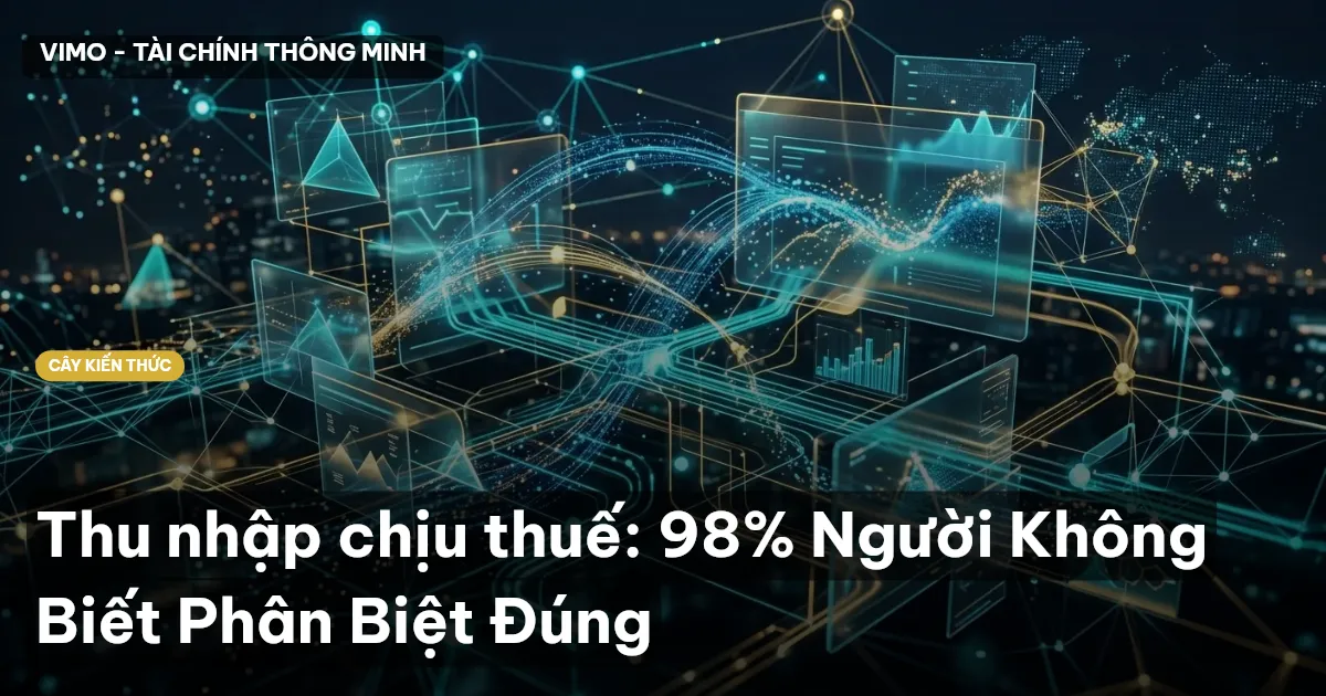 Thu nhập chịu thuế: 98% Người Không Biết Phân Biệt Đúng